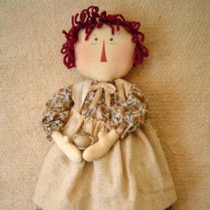 Primitive Raggedy Doll pattern epattern Cyber sale