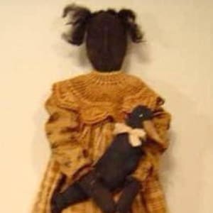 Pattern, Primitive Doll Pattern, Crow pattern to sew, fabric patterns, primitive style patterns