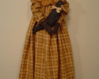 Folk Art Doll Pattern, epattern