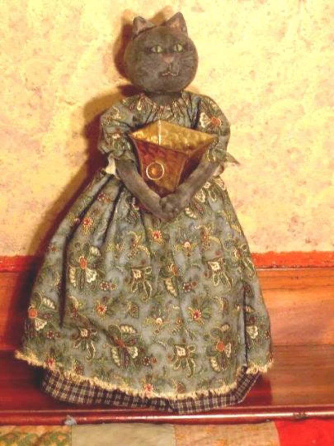Primitive Wool Cat Pattern Pattern Primitive Cat Doll Pattern, PDF - Etsy