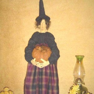 Heksenpop primitief Halloween-patroon