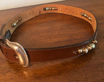 Vintage Ledergürtel in Brighton von Braun in den USA