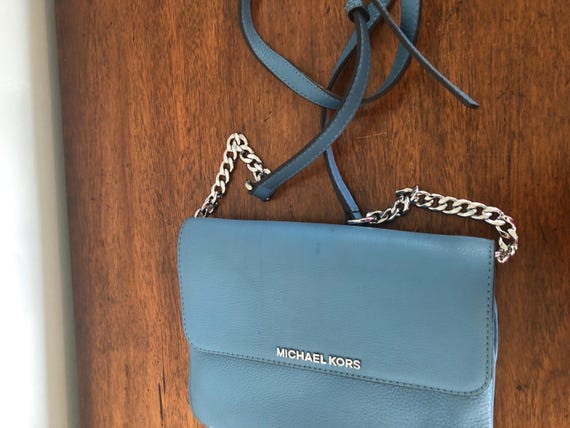 Kors Handbag Michael Kors Hand Clutch Buy Michael Kors Leather Convertible Crossbody Bag Clutch Purse Blue Hand  Painted Online In India
