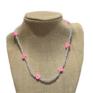 Handmade Valentine’s Day necklace