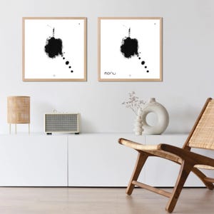 Arte digital de menú moderno - Póster de regalo - Arte mural hecho a mano - Pintura digital contemporánea - Impresión digital imprimible