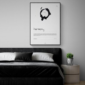 Arte digital Modern Harmony - Póster de regalo - Arte mural hecho a mano - Pintura digital contemporánea - Impresión digital imprimible