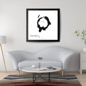 Arte digital Modern Harmony - Póster de regalo - Arte mural hecho a mano - Pintura digital contemporánea - Impresión digital imprimible