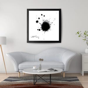 Arte digital de tocador moderno - Póster de regalo - Arte mural hecho a mano - Pintura digital contemporánea - Impresión digital imprimible