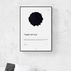 Arte digital de Nesciencia Moderna - Póster de regalo - Arte mural hecho a mano - Pintura digital contemporánea - Impresión digital imprimible