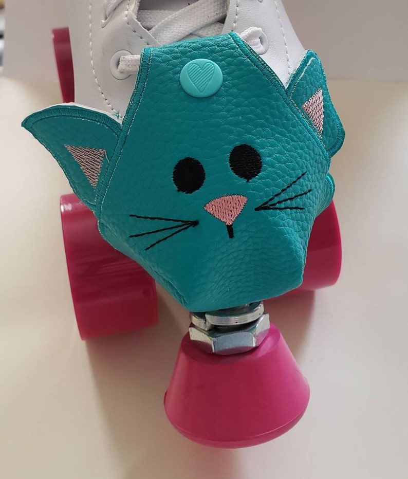 Kitty Customized Toe Guards for Roller Skates in Vegan Faux Etsy