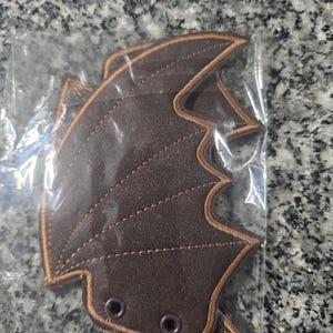 Bat skate boot shoe wings - ready to ship
