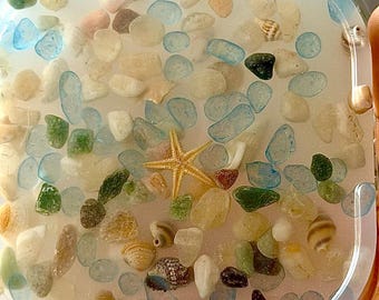Oceaanstrand schelpen plukkussen, vierkant siliconen plukkussen, rubberen plukspeeltje voor de huid, angstverlichting, dermatillomanie, friemelspeeltje, plukkussen