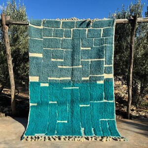 Moroccan Berber Rug, Area Rug For Living room, Bedroom Rug, Wool Carpet, Handwoven Rug