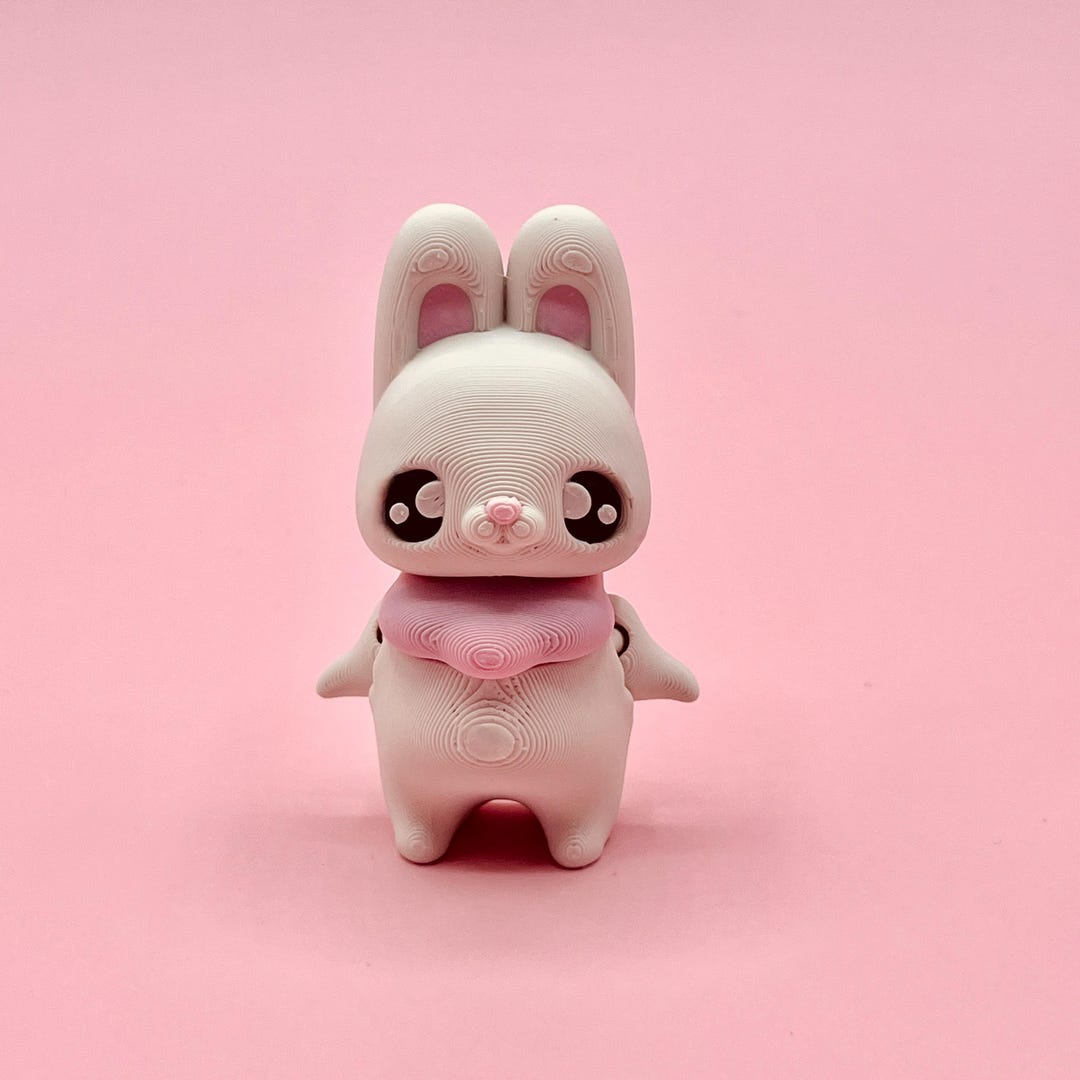 Pixies Rabbit Pixie Rabbit Fidget Toy Flexi Bunny Keychain, Bag Charm Gift - Etsy