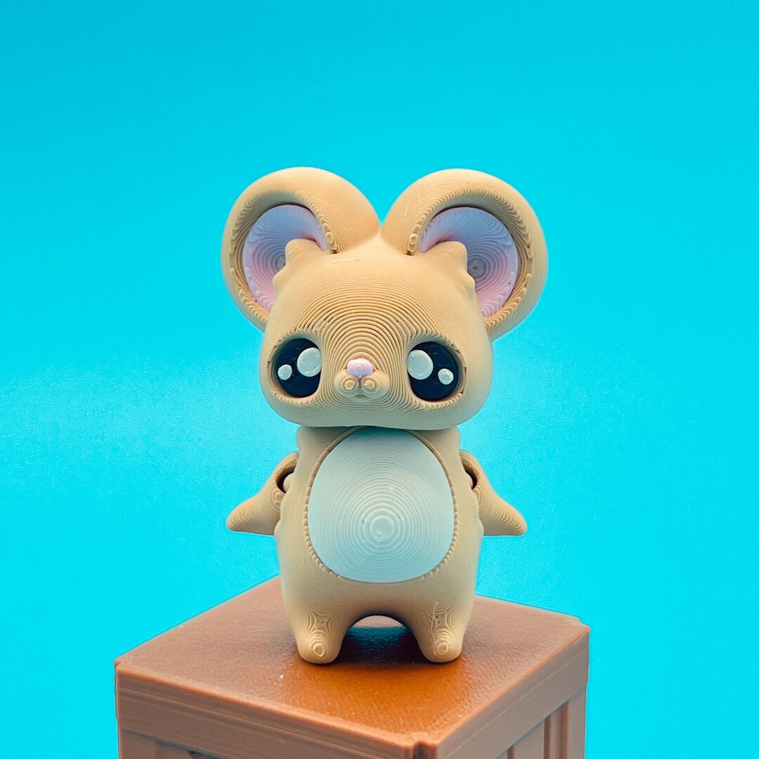 Mouse Fidget Toy - Flexi Pixie Mice Keychain, Bag Charm Gift - Etsy