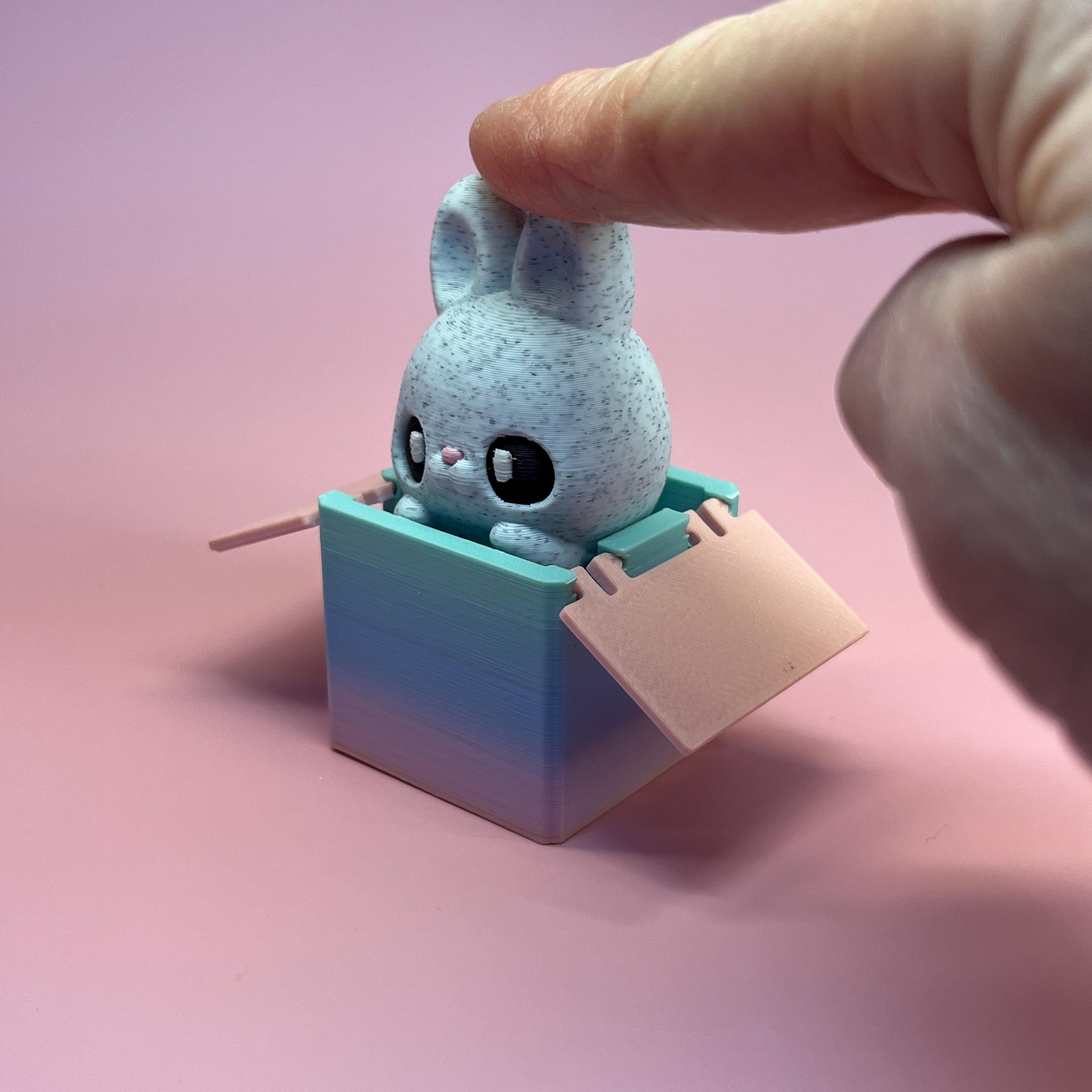 Sticky Rabbit Fidget Toy Rabbit Fidget Clicker - Calming Stress Relief Bunny, Concentration and ...