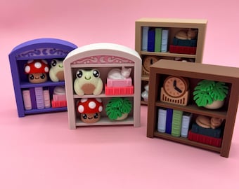 Bücherregal Fidget Clicker - Beruhigendes Strumpffüller Spielzeug für Leser - Frosch, Toadstool, Weihnachtsmann