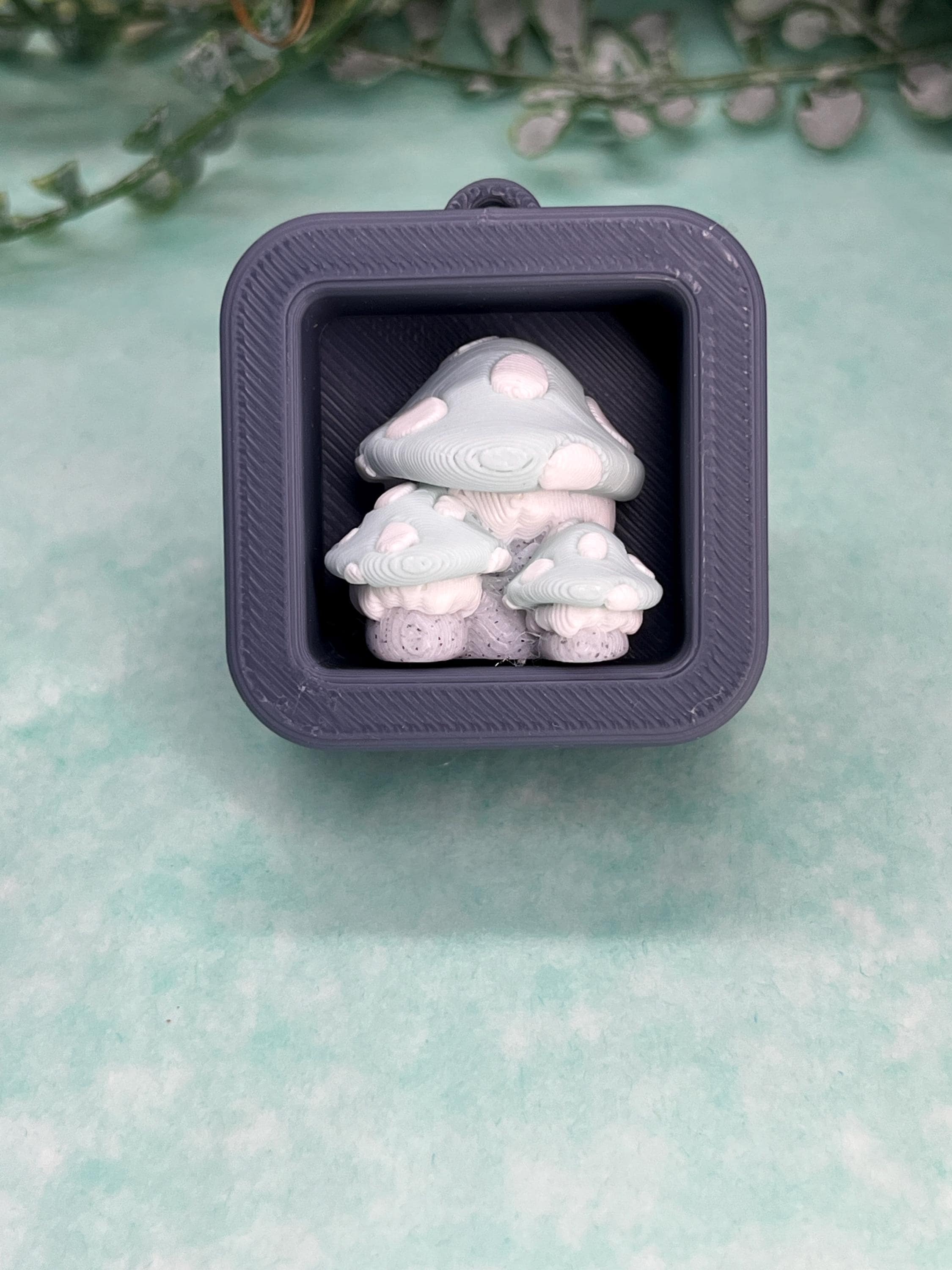 Nook Key Chain Mini Book Shelf Fidget Clicker Keychain Book Nook With Frog Gift, Cat ...