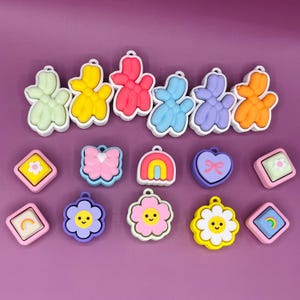 Paquete de juguetes antiestrés para rellenar bolsas de fiesta - Dulce alternativa - Perro globo, Margarita, Arcoíris, Lazo