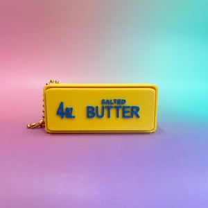 Butter Fidget Clicker Toy, 3D Printed Double Clicker Sensory Food  - Keychain, Bag Charm Gift