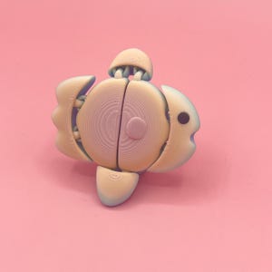 Sunfish Fidget Toy Keychain I Mola Mola Sea Creature Bag Charm