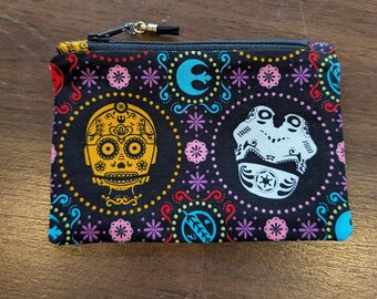 Tarjetero/Cartera con cremallera