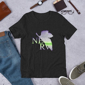 EVA Nerv, Mecha Shirt, Anime Shirt, Animation, Unisex Graphic Tee