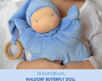 10 inch (25 cm) Waldorf Butterfly Doll PDF Sewing Pattern Tutorial (English)