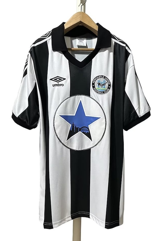 Newcastle United home shirt, early 1980s replica, 