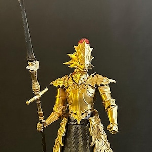Dragon Slayer Ornstein Statue / Dark Souls Figurine / Collectible / Video Game Gift / 26cm Collectible Figurine