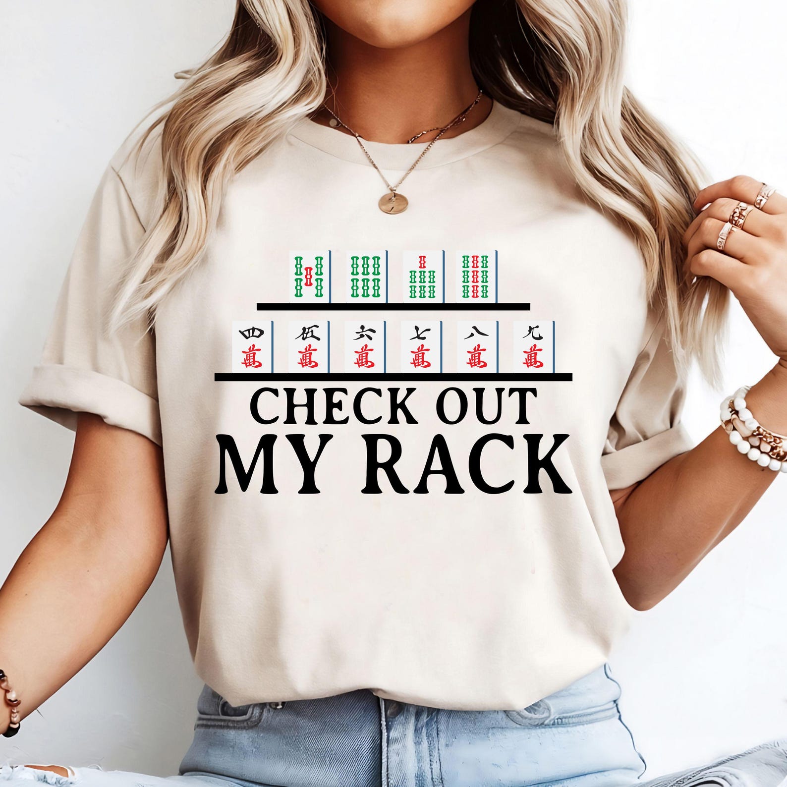 Check Out My Rack SVG | Funny Mahjong Shirt Design | Game Lover Gift - Etsy