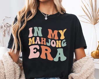 Mahjong SVG | In My Mahjong Era Retro PNG | Game Night Shirt