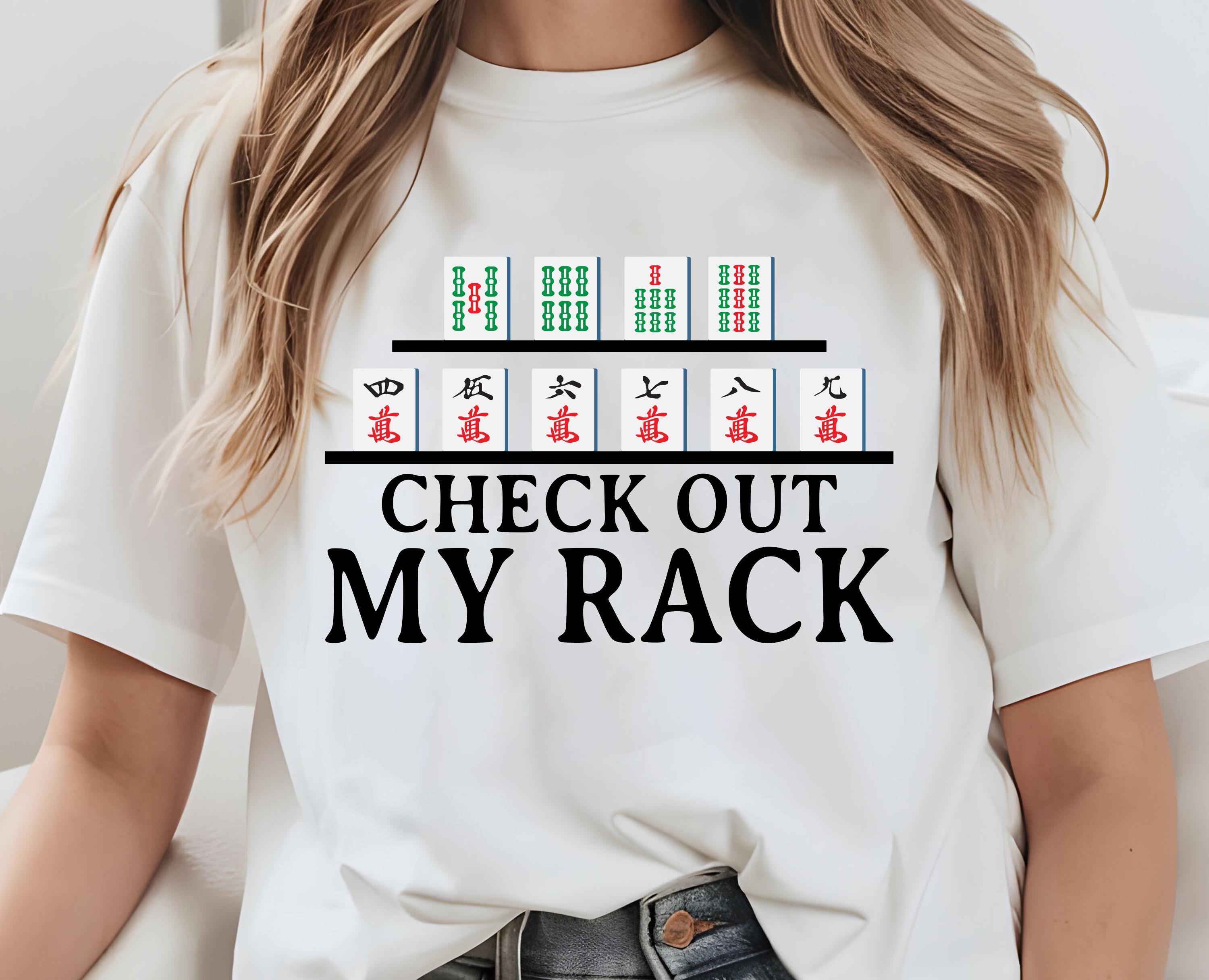 Check Out My Rack SVG | Funny Mahjong Shirt Design | Game Lover Gift - Etsy
