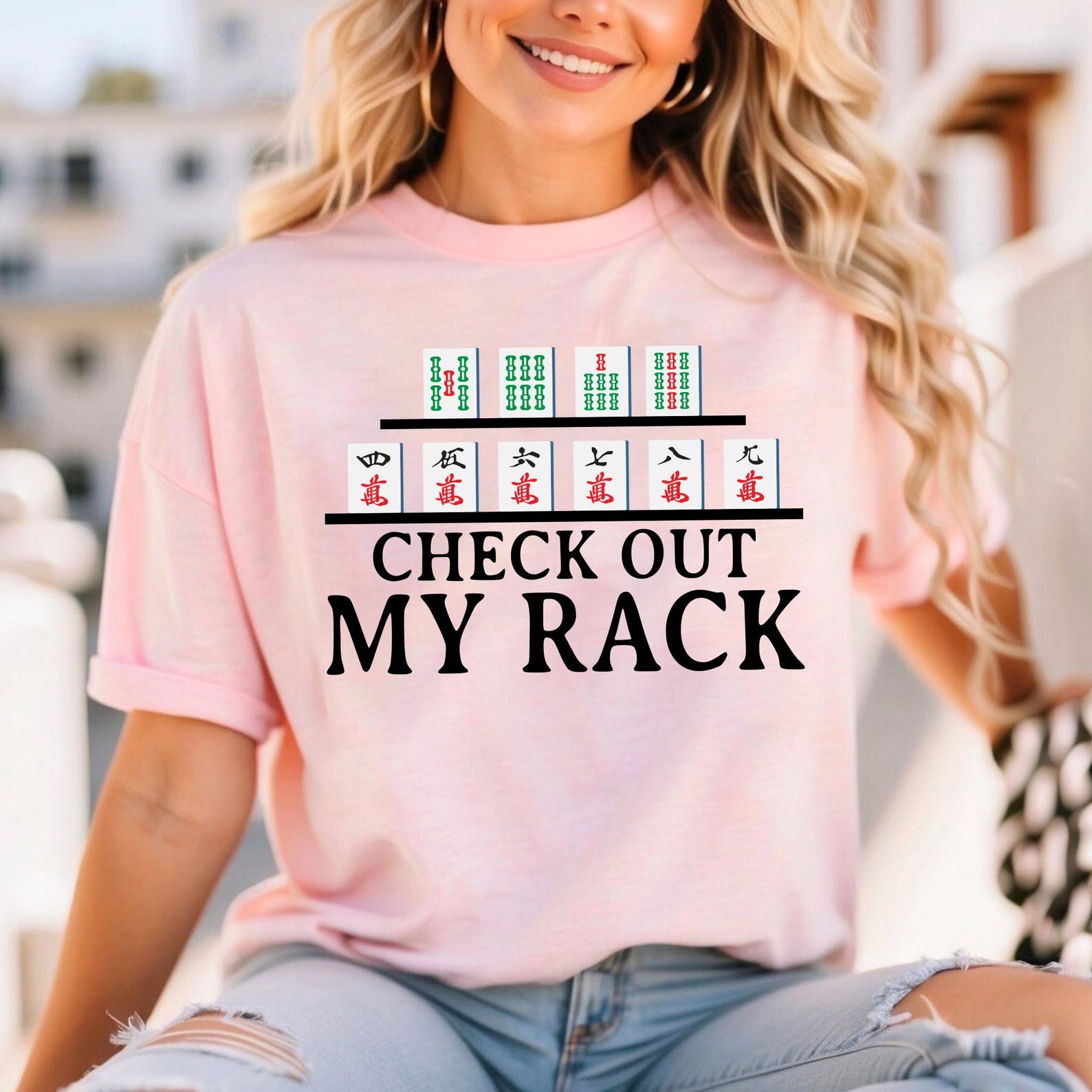 Check Out My Rack SVG | Funny Mahjong Shirt Design | Game Lover Gift - Etsy