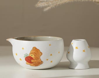 Ciotola Da Tè Matcha In Ceramica Artigianale - Chawan Giapponese Multiuso | Regalo Elegante Per Gli Amanti Del Tè