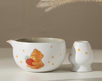 Ciotola Da Tè Matcha In Ceramica Artigianale - Chawan Giapponese Multiuso | Regalo Elegante Per Gli Amanti Del Tè