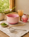 Natural Lavender Fog Matcha Bowl with Chasen Holder Matcha Gift Set Matcha Tea Gift Japanese Matcha Set of 4 product logo