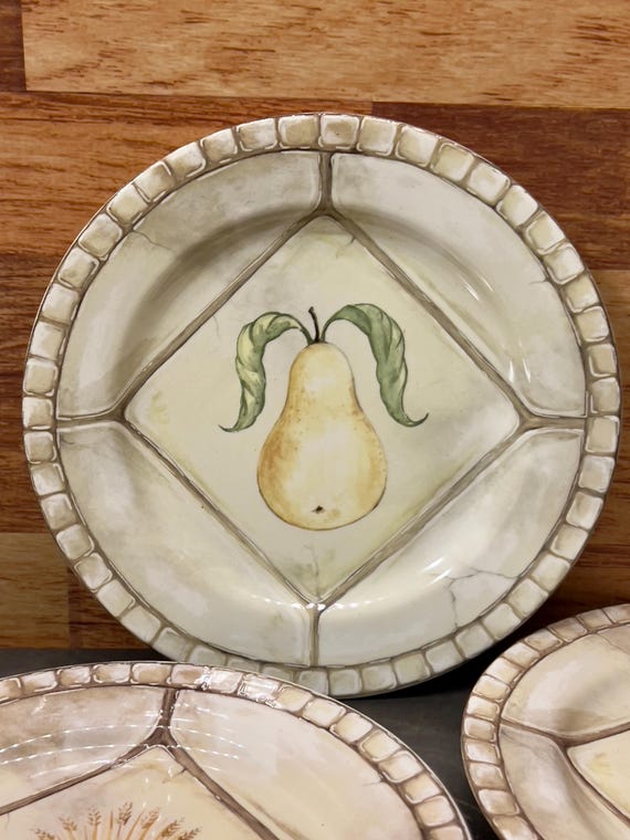 Set of Vintage Plates 20cm – American Atelier 