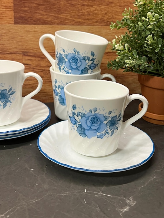 コレール 花柄 食器セット プレート ボウル カップ＆ソーサー 全10