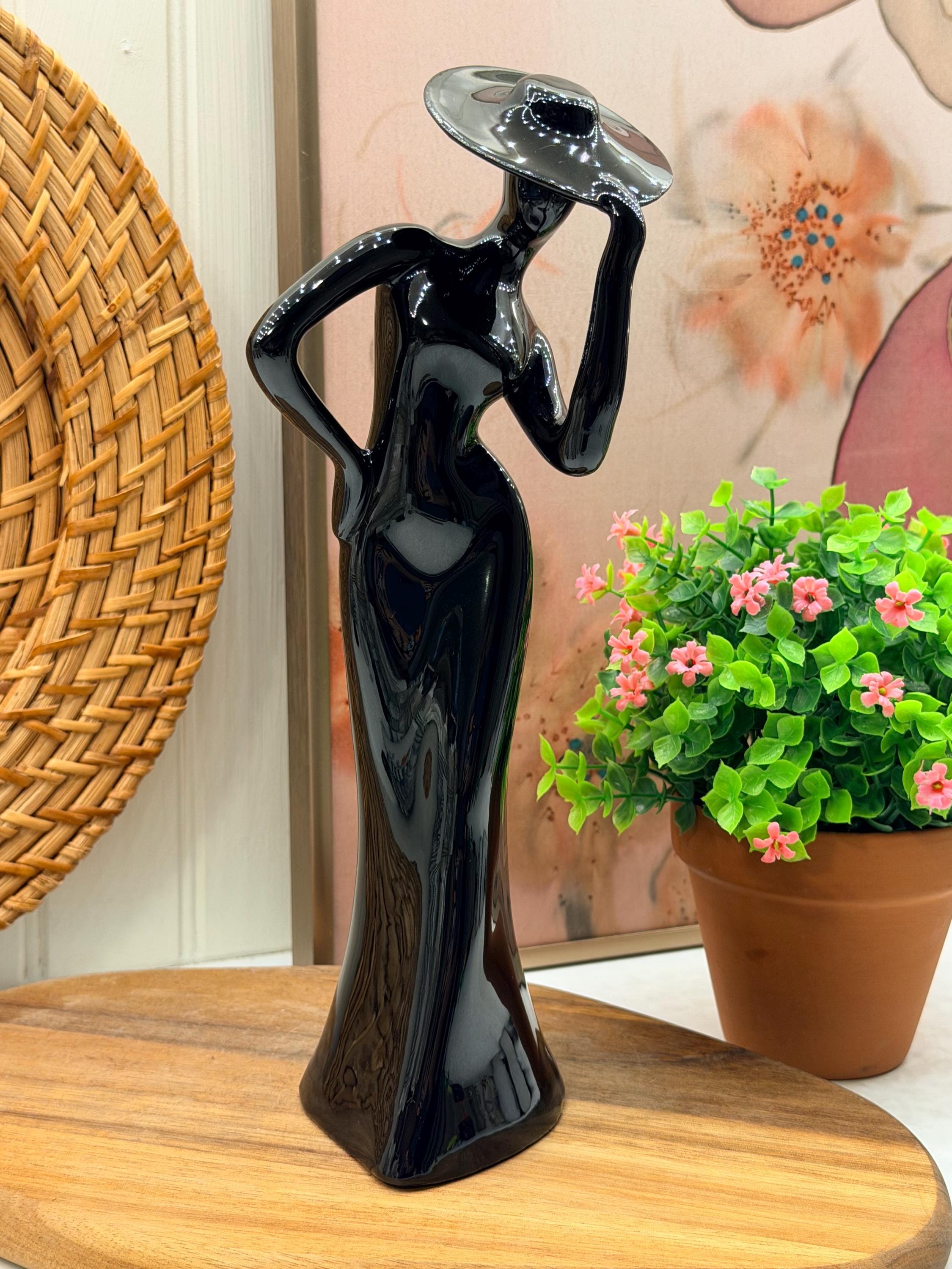 アールデコスタイル女性像 置物英国 Art Deco Woman Sculpture - Etsy
