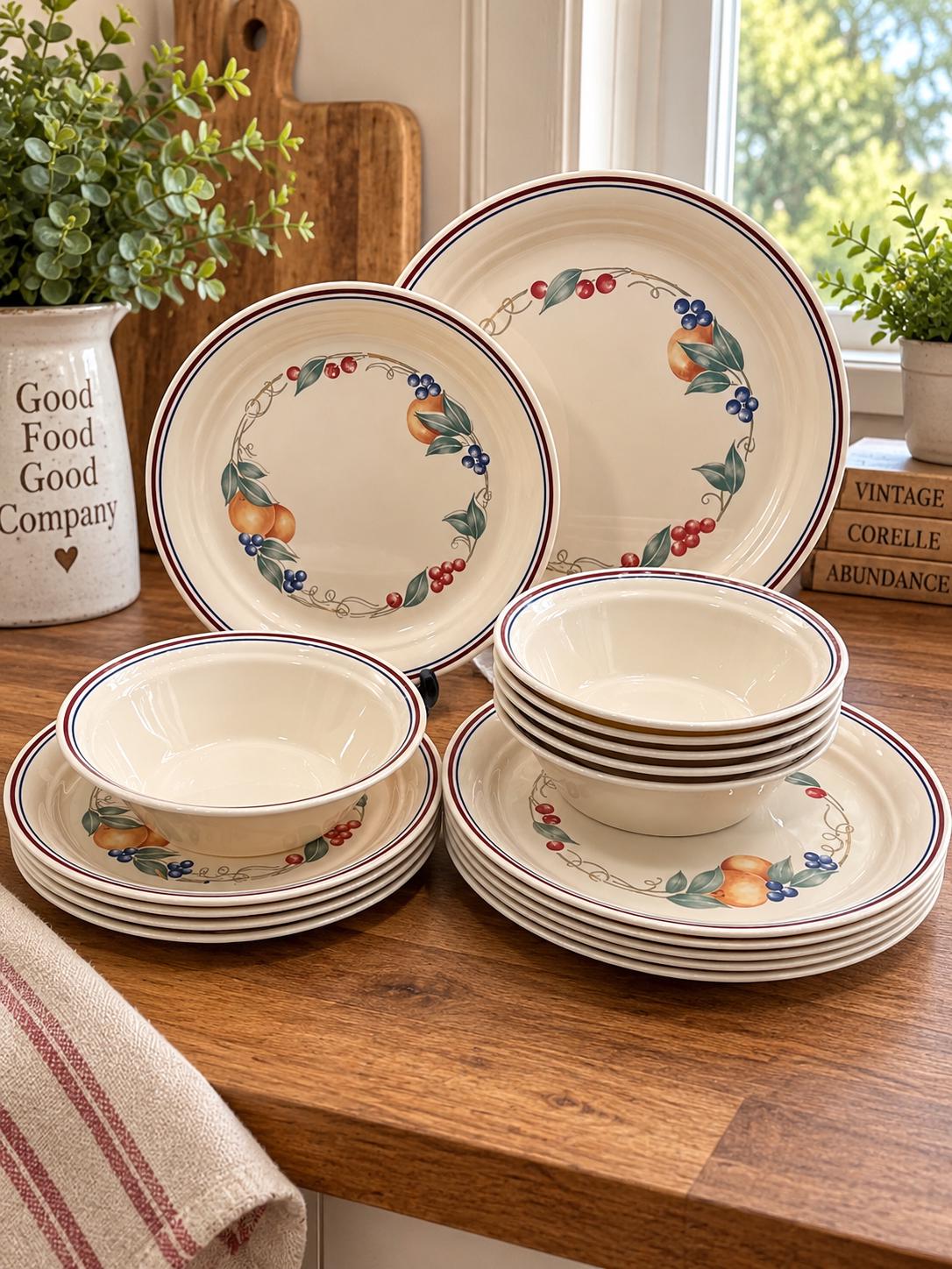 Vintage Corelle Dinnerware Sets - Etsy