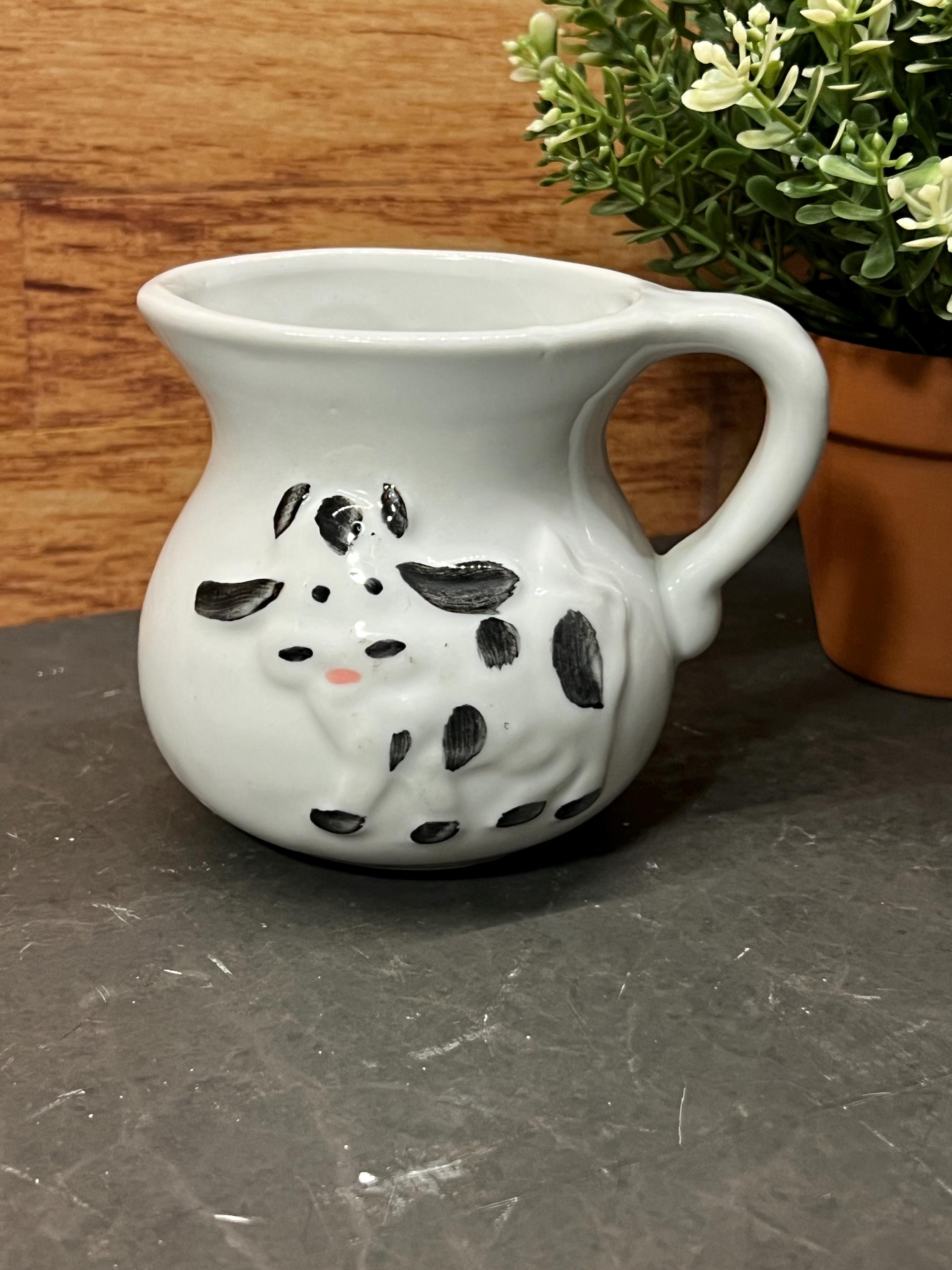 Pot à Lait / Vase Vache Highland Charmant – Aquarelle Rustique – Cadeau Idéal Maison & Cuisine