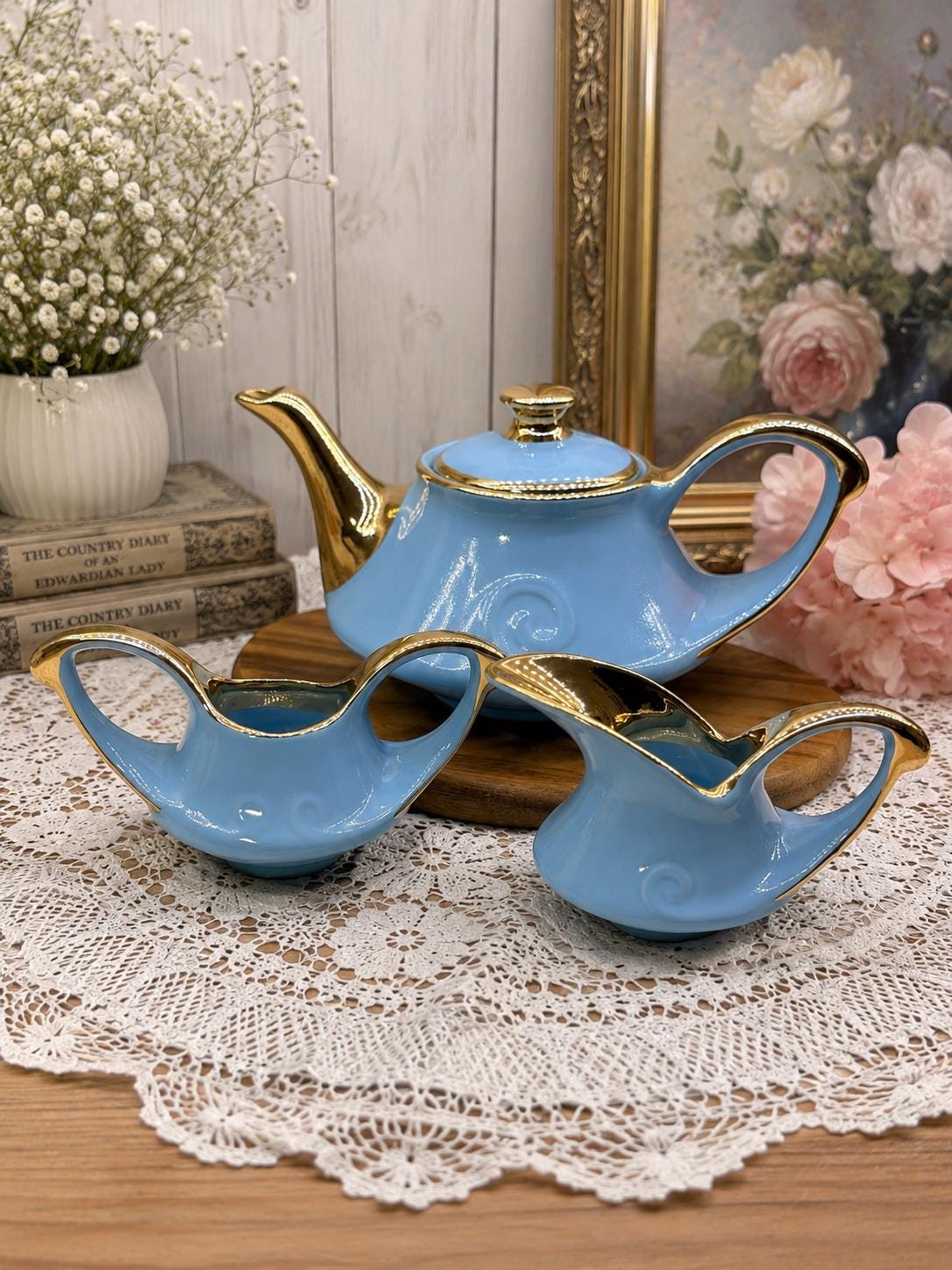 Pearl china tea set - Etsy 日本