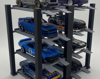 Gegoten autoliftdisplay op schaal 1:64 – 4 x 2 garagestandaard