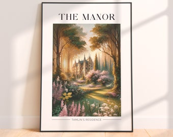 The Manor - Spring Court - ACOTAR - Tamlin - Feyre - Digitale kunst - Print