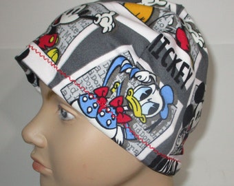 Kids Chemo Hat  Mickey and  Friends  Children Size  Hat Cancer Hat Alopecia