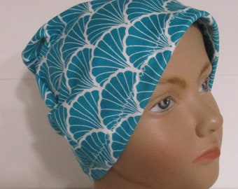 Kids Baby  Sea Shells  Chemo Cancer Hat Alopecia Cap