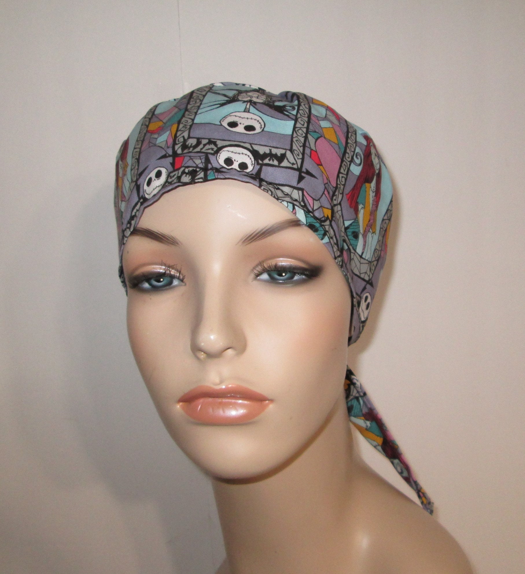Nightmare Before Christmas Scrub Cap 