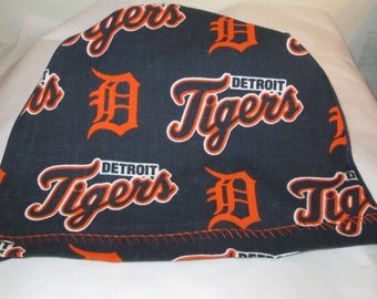 Kids  Detroit Tigers Children  Lightweight  Hat -Chemo, Cancer, Alopecia,Sleep Cap, Summer Chemo Hat