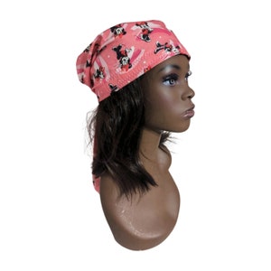 Chemo Hat Minnie in Pink New Print Cancer Hat, Alopecia, Head Cover image 8